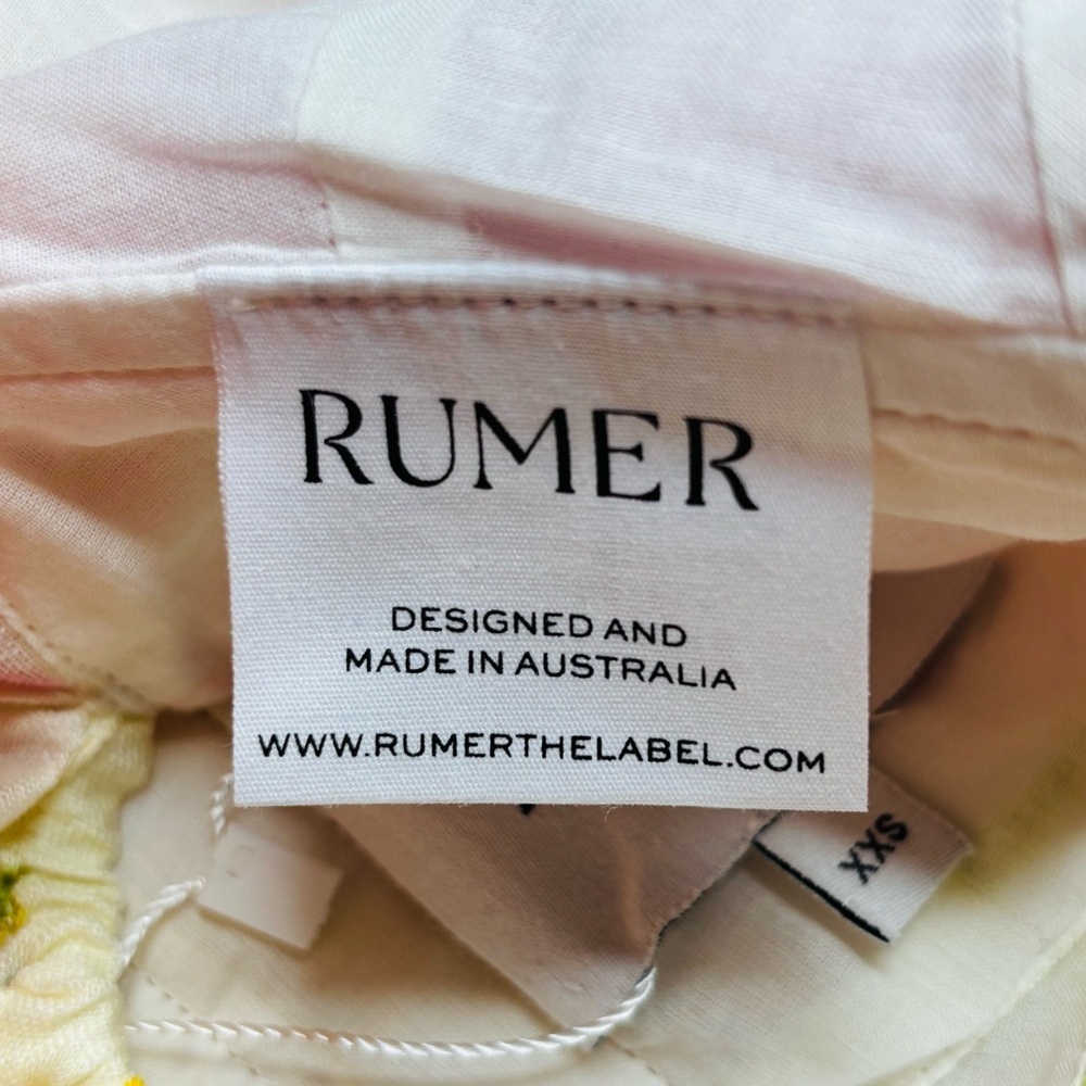 RUMER Coco & Lola Exclusive Floral Print Camille Crop Top & Sunshine Skirt - Picture 9 of 13